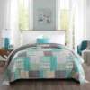 2 X Spreien Sprei Quilt Patchwork Omkeerbaar Design Tweepersoonsbed 150 X 200 Cm 2