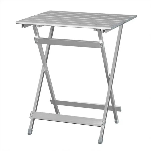 Aluminium Tafel Klaptafel Campingtafel Balkontafel Tuintafel Opvouwbaar Gemaakt Van Aluminium Zilver 8