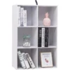 Boekenkast Kubusplank Wit, 4/6 Vakken, Kantoorplank, Dossierplank, Houtmateriaal 60x30x89cm 5