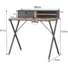 Bureau Met Plank 90x50x88,5 Cm, Licht Eikengrijs 3