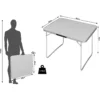 Campingtafel Aluminium & MDF Opvouwbaar 80x60,5x70cm Grijs 3