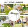 Campingtafel Klaptafel Tuintafel In Hoogte Verstelbaar Grijs 4