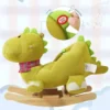 Diferza Hobbelpaard Pluche Schommelspeelgoed Schommelspeelgoed Voor Kinderen Schommelstoel Dinosaurus 5