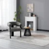 Diferza Loungestoel, Fauteuil, Met Fleece Zitting, Massief Houten Poten, Donkergrijs 8