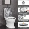Diferza Toiletdeksel, Toiletbril Met Soft Close Mechanisme, Toiletbril, O-vorm, Houtpatroon 7