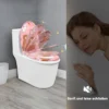 Diferza Toiletdeksel, Toiletbril Met Softclose-mechanisme, Toiletbril, O-vorm, Roze Cartoonpatroon 5