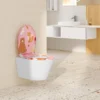 Diferza Toiletdeksel, Toiletbril Met Softclose-mechanisme, Toiletbril, O-vorm, Roze Cartoonpatroon 8