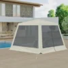 Diferza Tuinpaviljoen 3x3 M, Met Zijwanden Klamboe, Metaal, Partytent, Beige 9