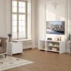 Diferza TV-meubel, TV-meubel, 3-in-1 TV-bord Deelbaar, Gemaakt Van Materiaal Hout, Wit 4