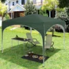 Diferza Vouwtent Pop-up Waterdicht, Zonwering Gemaakt Van Oxford Metalen Frame 3x3m Groen 2