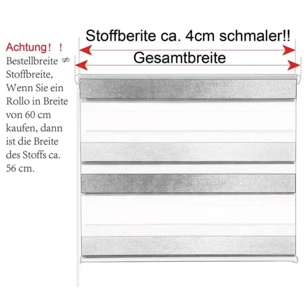 Dubbel Rolgordijn Zonder Boren Zijdelings Rolgordijn Easyfix Donkergrijs 100x130cm 5