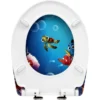 Duroplast Goldfish Cartoon Toiletbril Met Softclose-mechanisme En Snelbevestiging 8