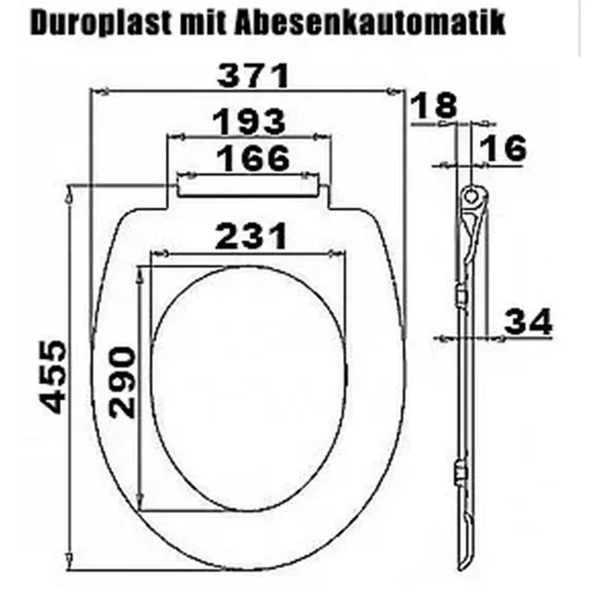 Duroplast Toiletbril Met Softclose Hartsleutel 2