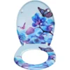 Duroplast Toiletbril Met Softclose Mechanisme Blauw Phalaenopsid 2