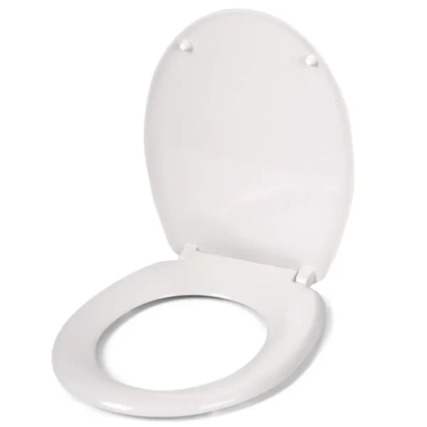 Duroplast Toiletbril Met Softclose-mechanisme, Wit 5