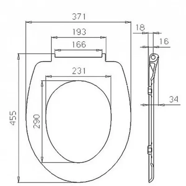 Duroplast Toiletbril Met Softclose-mechanisme WS2461 8