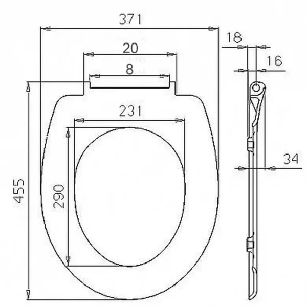 Duroplast Toiletbril Met Softclose-mechanisme WS2609 3