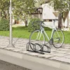 Fietsstandaard Fietshouder Op De Vloerstandaard Van Metaal Zwart 70,5x32x27cm 6