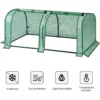 Foliekas PE Semi-transparant 130x60x50 Cm 130 G/m² Waterdicht Weerbestendig Groen 6