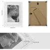 Fotolijst Kunststof, MDF Achterwand, Met Plexiglas, Wit Barok, Met Standaard 10x15 Cm 3