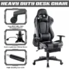 Gamingstoel Racestoel Draaistoel Kunstleer BS14 Wit 8