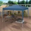 Gazebo Pop-Up Waterdicht Zonwering Patio Festival Pagodetent 3 X 3 M Blauw 2