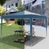 Gazebo Pop-Up Waterdicht Zonwering Patio Festival Pagodetent 3 X 3 M Blauw 7