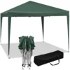 Gazebo Pop-Up Waterdicht Zonwering Patio Festival Pagodetent 3 X 3 M Groen 1