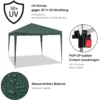 Gazebo Pop-Up Waterdicht Zonwering Patio Festival Pagodetent 3 X 3 M Groen 8