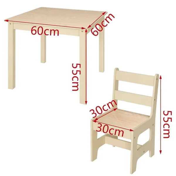 Kindertafel Met 2 Stoelen, Zithoek Voor Kinderen 3