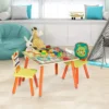 Kinderzitgroep Bosdieren Tafel- En Stoelensets, Kindertafel Met 2 Stoelen 2