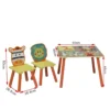 Kinderzitgroep Bosdieren Tafel- En Stoelensets, Kindertafel Met 2 Stoelen 3