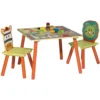 Kinderzitgroep Bosdieren Tafel- En Stoelensets, Kindertafel Met 2 Stoelen 4