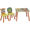 Kinderzitgroep Bosdieren Tafel- En Stoelensets, Kindertafel Met 2 Stoelen 5