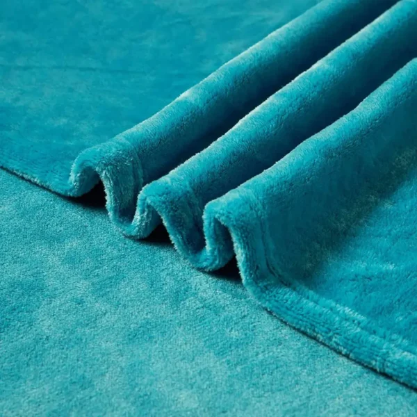 Knuffeldeken Sprei Turquoise 150x200cm 6