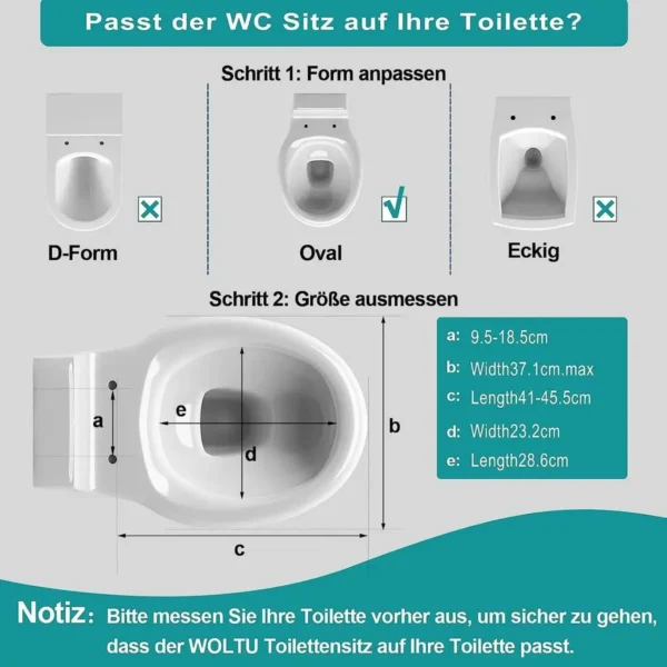 Kunststof Toiletbril Met Softclose-mechanisme, Antibacterieel Wit 4