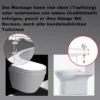 Kunststof Toiletbril Met Softclose-mechanisme D-vorm Wit 7