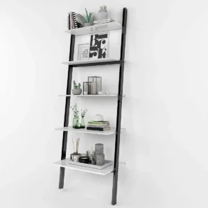 Ladderplank Staande Plank Metalen Plank Bloementrap Boekenkast Met 5 Planken 1