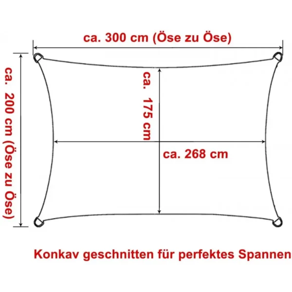 Luifelzonwering Ademend HDPE Windscherm Met UV-bescherming Grijs 2x3 M 2