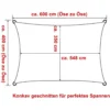 Luifelzonwering Ademend HDPE Windscherm Met UV-bescherming Grijs 4x6 M 2