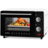 Mini-oven 10 Liter, 650 Watt Broodroosteroven, 100-230 °C, 60 Minuten Zwart En Wit 1