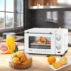 Mini-oven 10 Liter, 650 Watt Broodroosteroven Pizzaoven Bakplaat Met Timer Wit 2