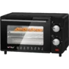 Mini-oven 10 Liter, 650 Watt Broodroosteroven Pizzaoven Bakplaat Met Timer Zwart 9