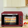 Mini-oven 21 L, 1280 W, 100-230 °C, Timer 60 Minuten, Boven-/onderwarmte, Dubbel Glas Rood 7