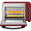 Mini-oven 21 L, 1280 W, 100-230 °C, Timer 60 Minuten, Boven-/onderwarmte, Dubbel Glas Rood 9