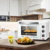 Mini-oven 28 L, Pizzaoven 1600 W, 100-230 °C, Timer 0-60 Min, 3 Verwarmingsmodi Wit 7