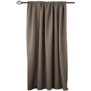 Ondoorzichtig Gordijn 250g/m² Met Ruchesband (1 Stuk) Taupe 135x245 Cm 1