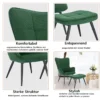 Ontspanningsfauteuil, Fauteuil, Vintage Retro Fauteuil, Gestoffeerde Fauteuil Met Kruk, Corduroy Groen 4