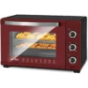 Oven Met Circulatielucht, Pizzaoven 32 L, 0-60 Min. Timer, 5 Verwarmingsmodi, Dubbele Glazen Deur Rood-zwart 1