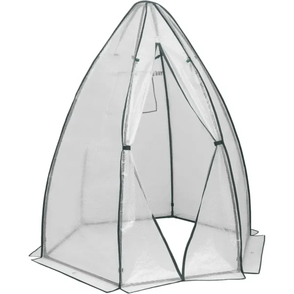 Overwintertent, Kas, Foliekas, Koudframe, Tomatenkas Wit 160x180cm 4